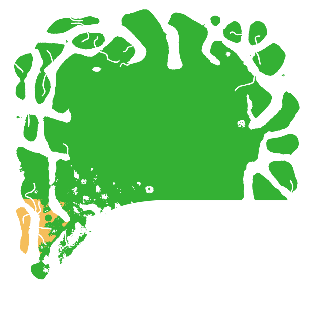 Biome Rust Map: Procedural Map, Size: 6000, Seed: 1888242773