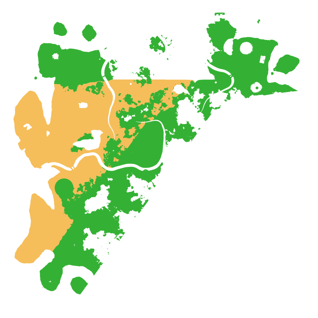 Biome Rust Map: Procedural Map, Size: 4500, Seed: 213435321