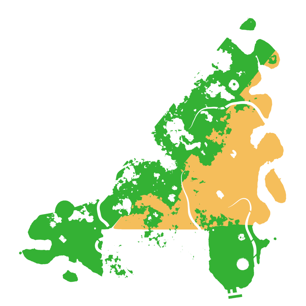 Biome Rust Map: Procedural Map, Size: 4500, Seed: 5469