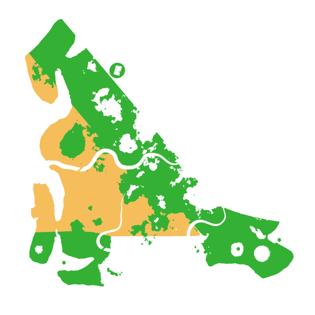 Biome Rust Map: Procedural Map, Size: 3500, Seed: 4032