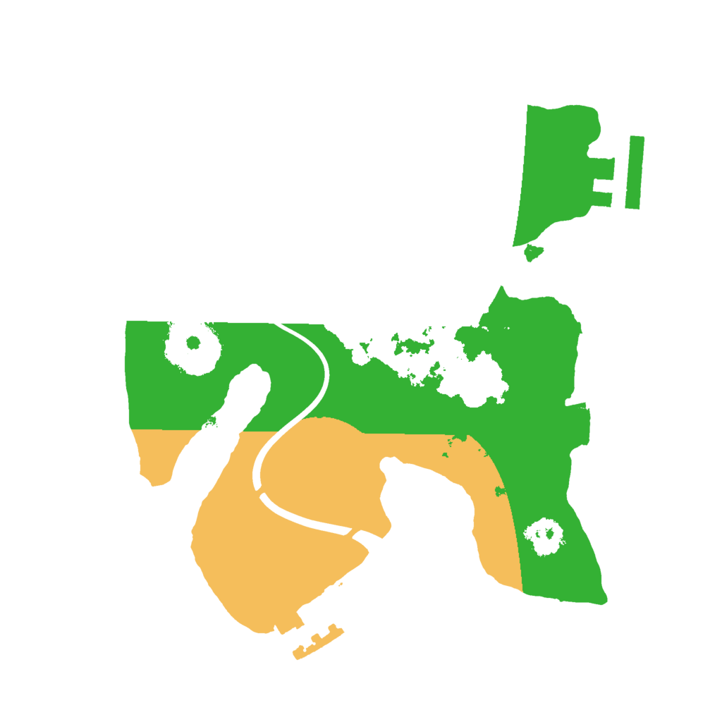 Biome Rust Map: Procedural Map, Size: 2000, Seed: 10483839
