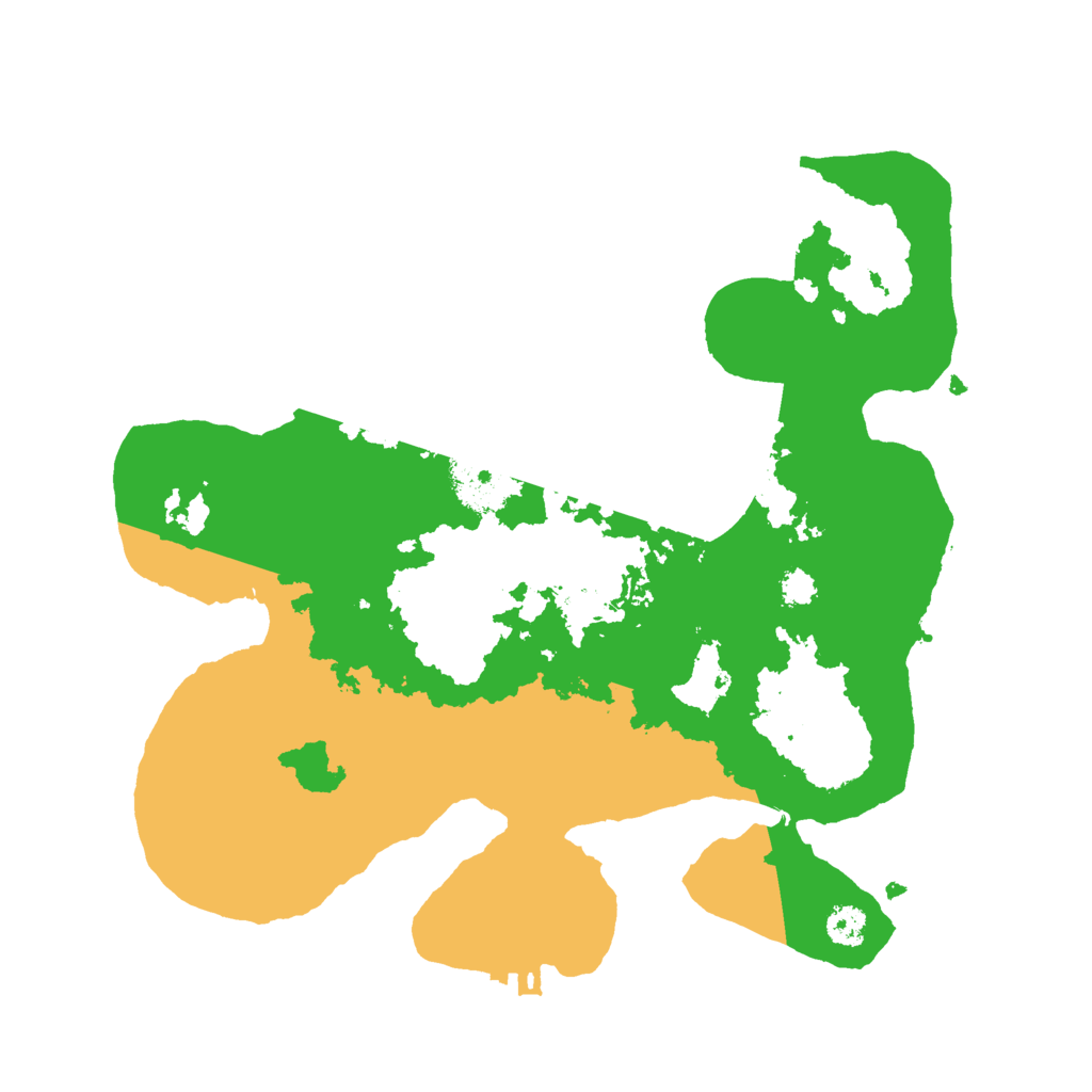 Biome Rust Map: Procedural Map, Size: 2800, Seed: 1991