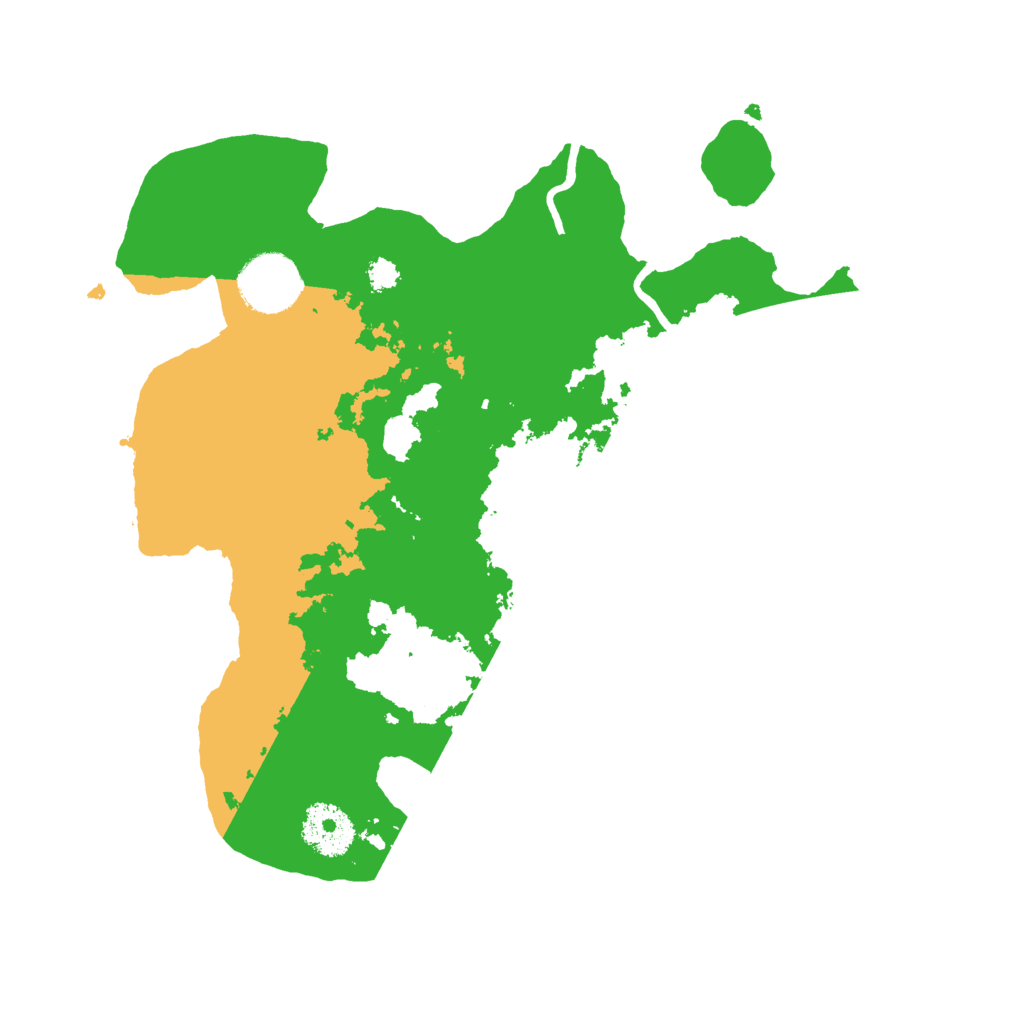 Biome Rust Map: Procedural Map, Size: 3000, Seed: 55438