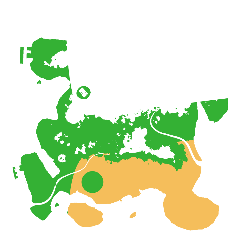 Biome Rust Map: Procedural Map, Size: 3000, Seed: 1134387870