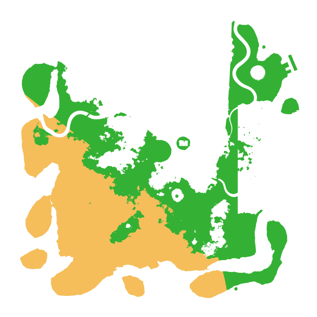 Biome Rust Map: Procedural Map, Size: 3850, Seed: 387120599