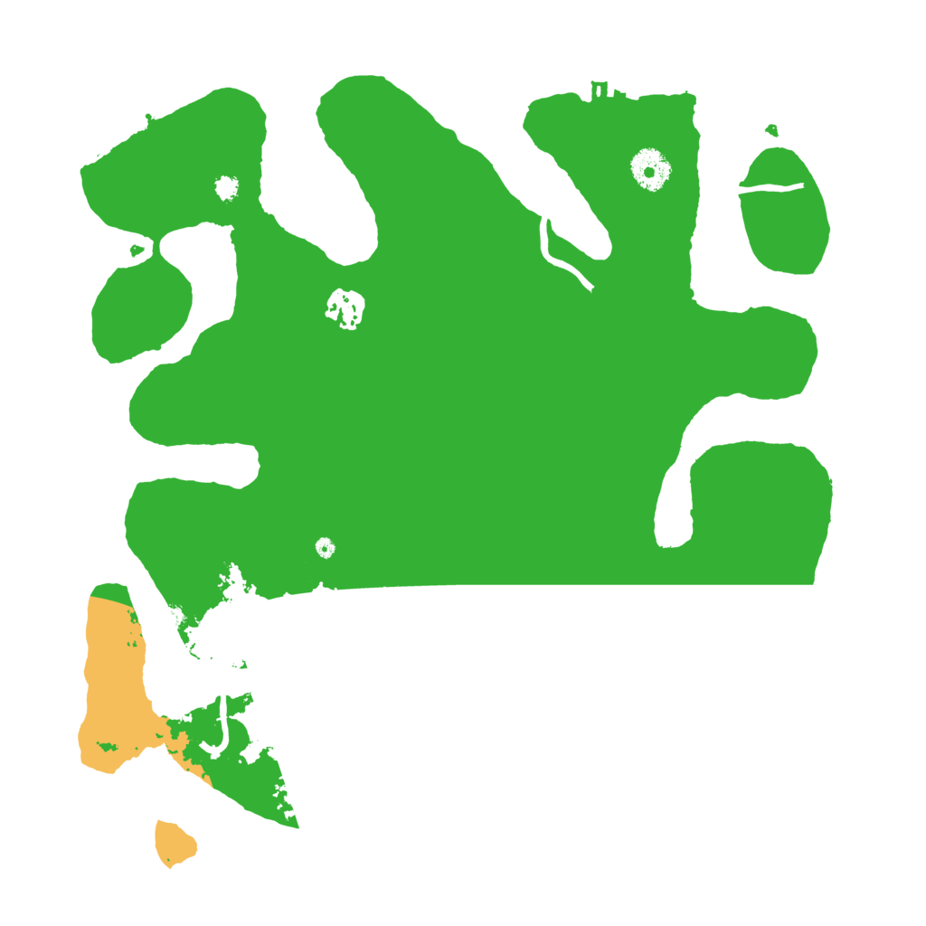 Biome Rust Map: Procedural Map, Size: 3500, Seed: 9516162