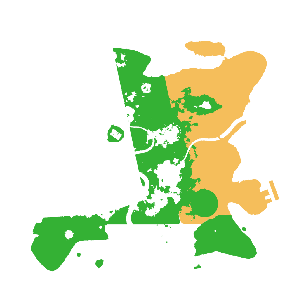 Biome Rust Map: Procedural Map, Size: 3000, Seed: 702450714
