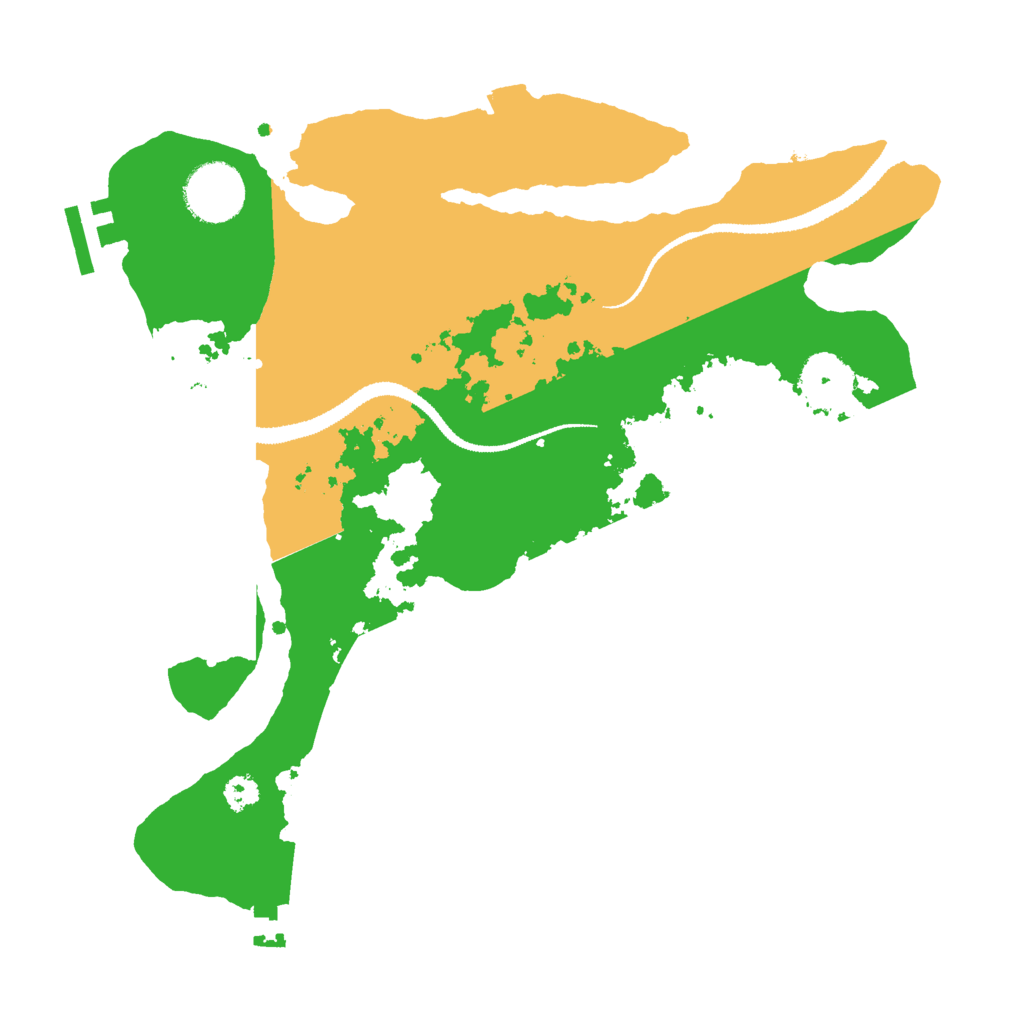 Biome Rust Map: Procedural Map, Size: 3000, Seed: 127380