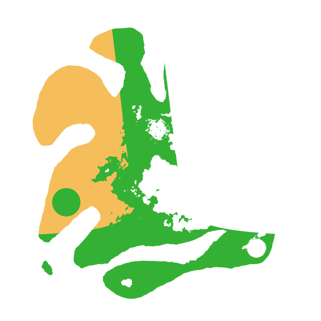 Biome Rust Map: Barren, Size: 3000, Seed: 525802