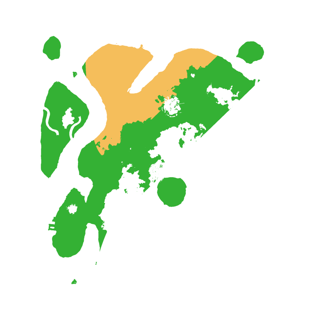 Biome Rust Map: Procedural Map, Size: 3000, Seed: 864519