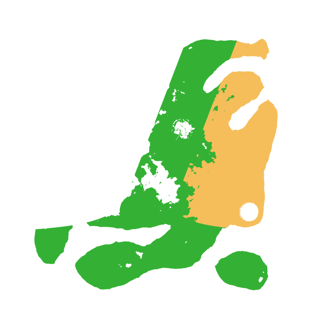 Biome Rust Map: Barren, Size: 3000, Seed: 395760