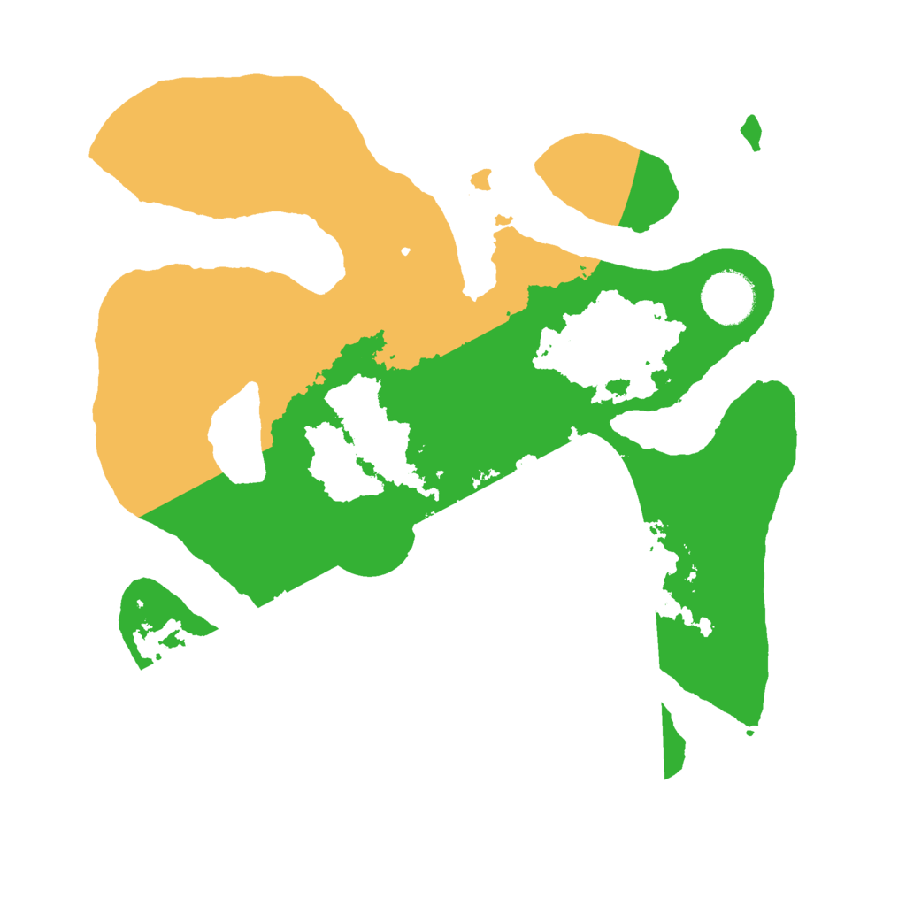 Biome Rust Map: Barren, Size: 3000, Seed: 833368