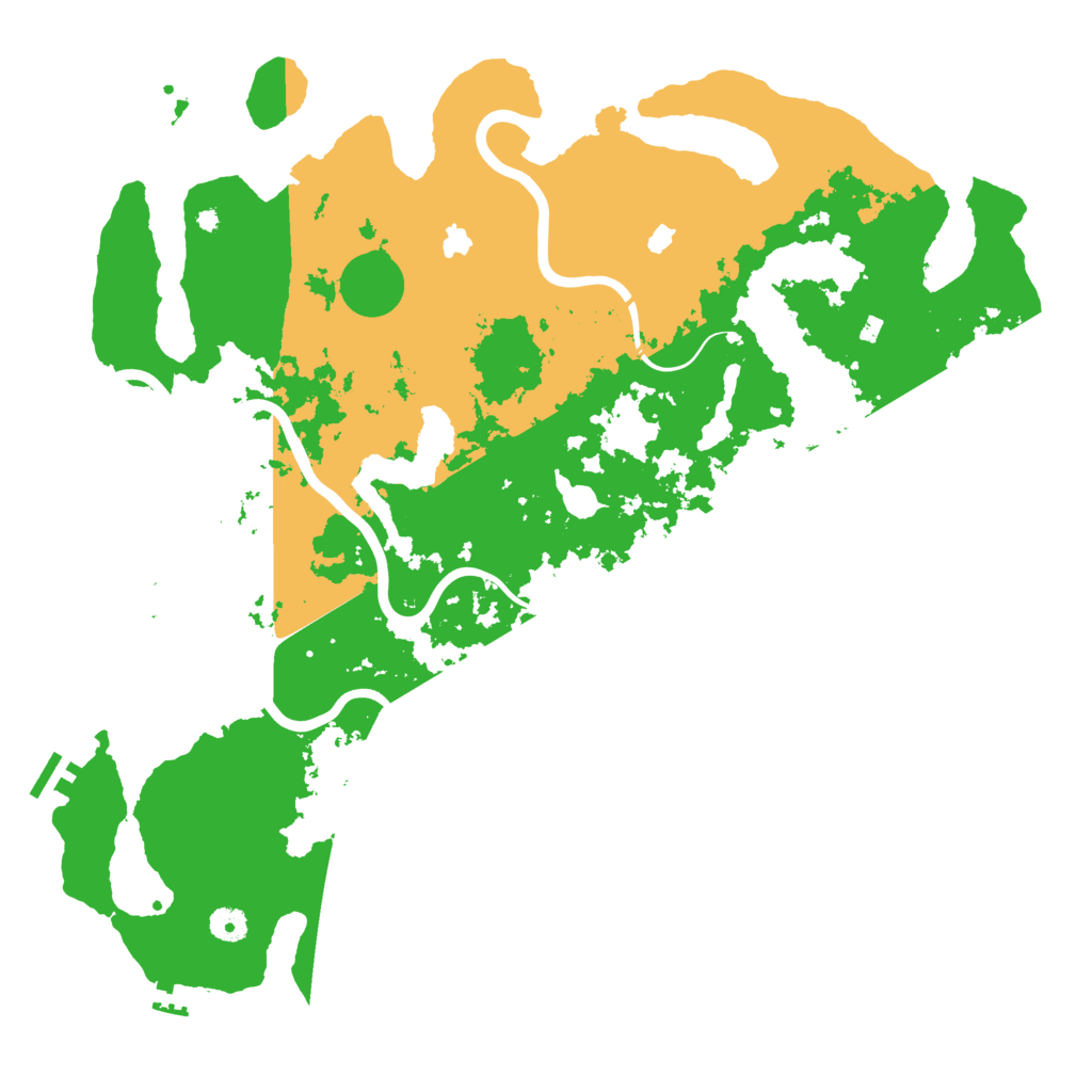 Biome Rust Map: Procedural Map, Size: 4500, Seed: 1203649303