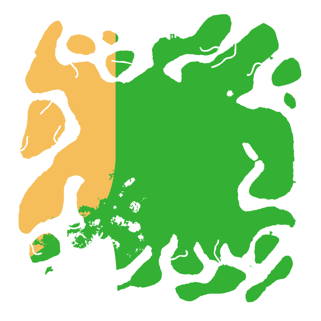 Biome Rust Map: Procedural Map, Size: 4500, Seed: 2063980007