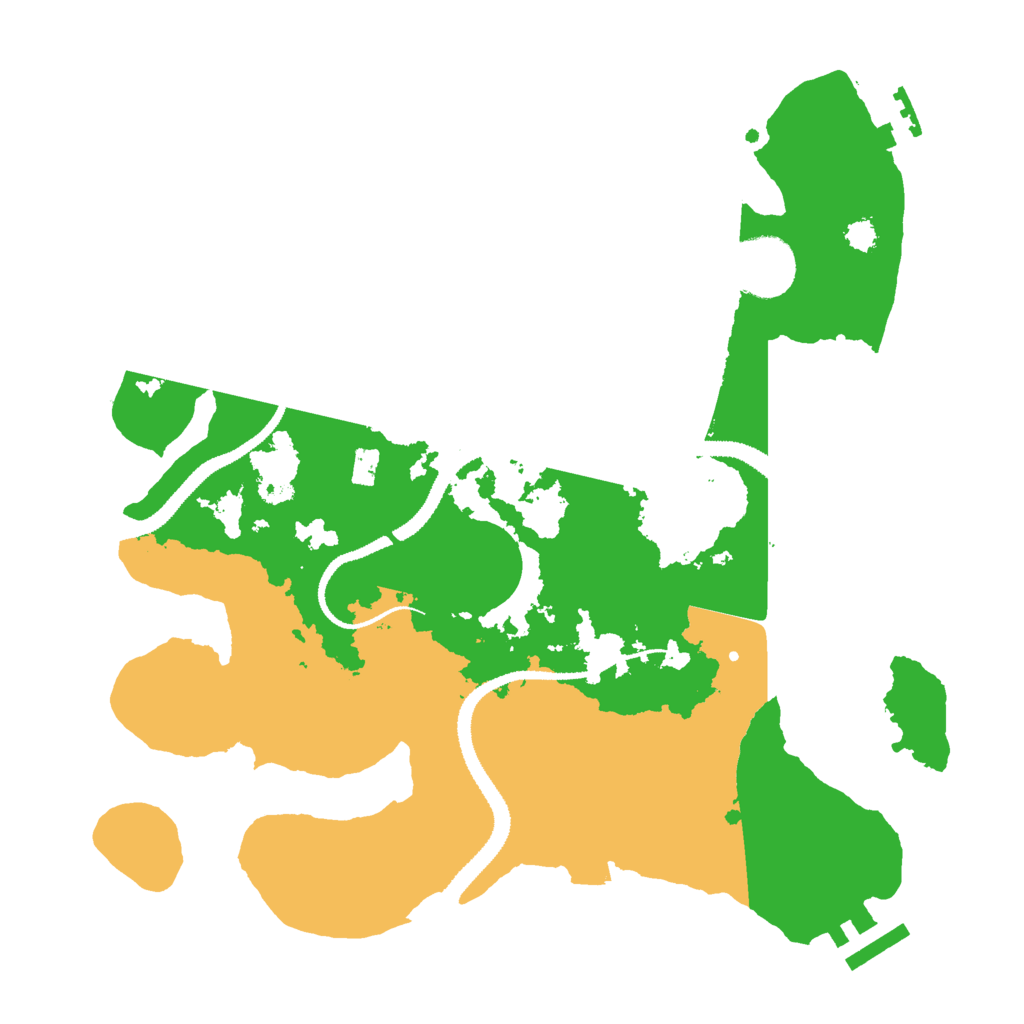 Biome Rust Map: Procedural Map, Size: 3000, Seed: 5367536