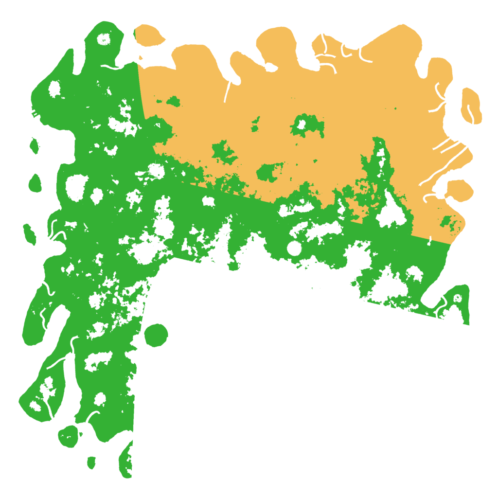 Biome Rust Map: Procedural Map, Size: 6000, Seed: 121913837