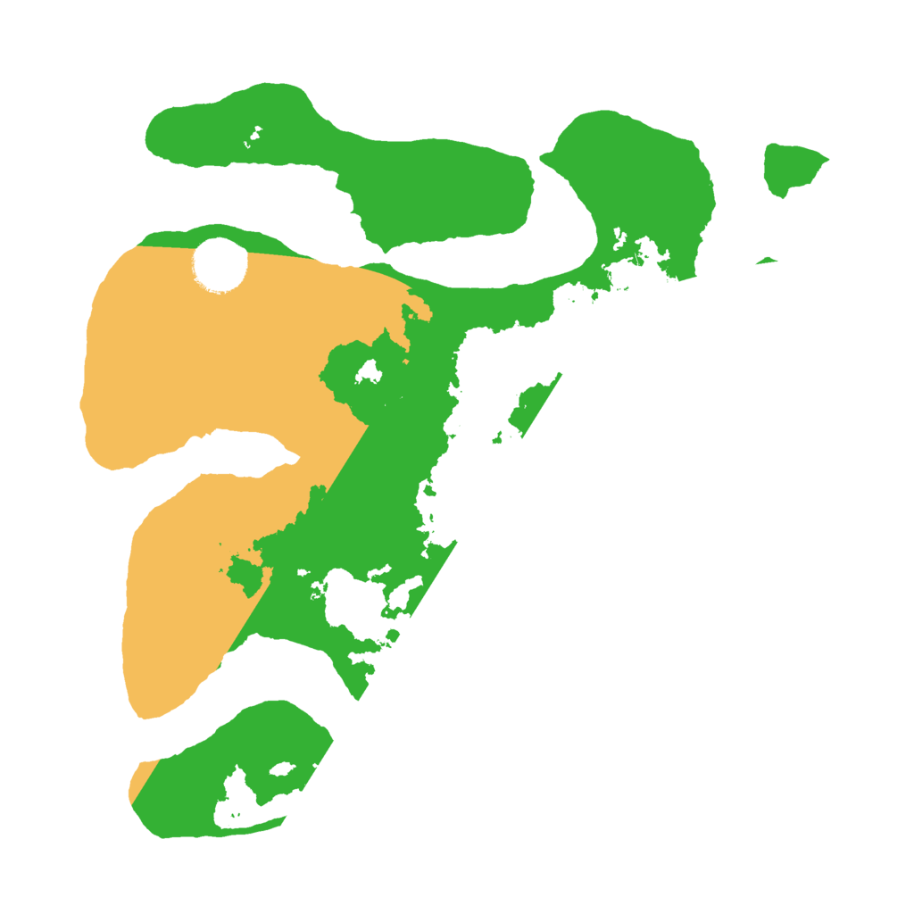 Biome Rust Map: Barren, Size: 3000, Seed: 664180