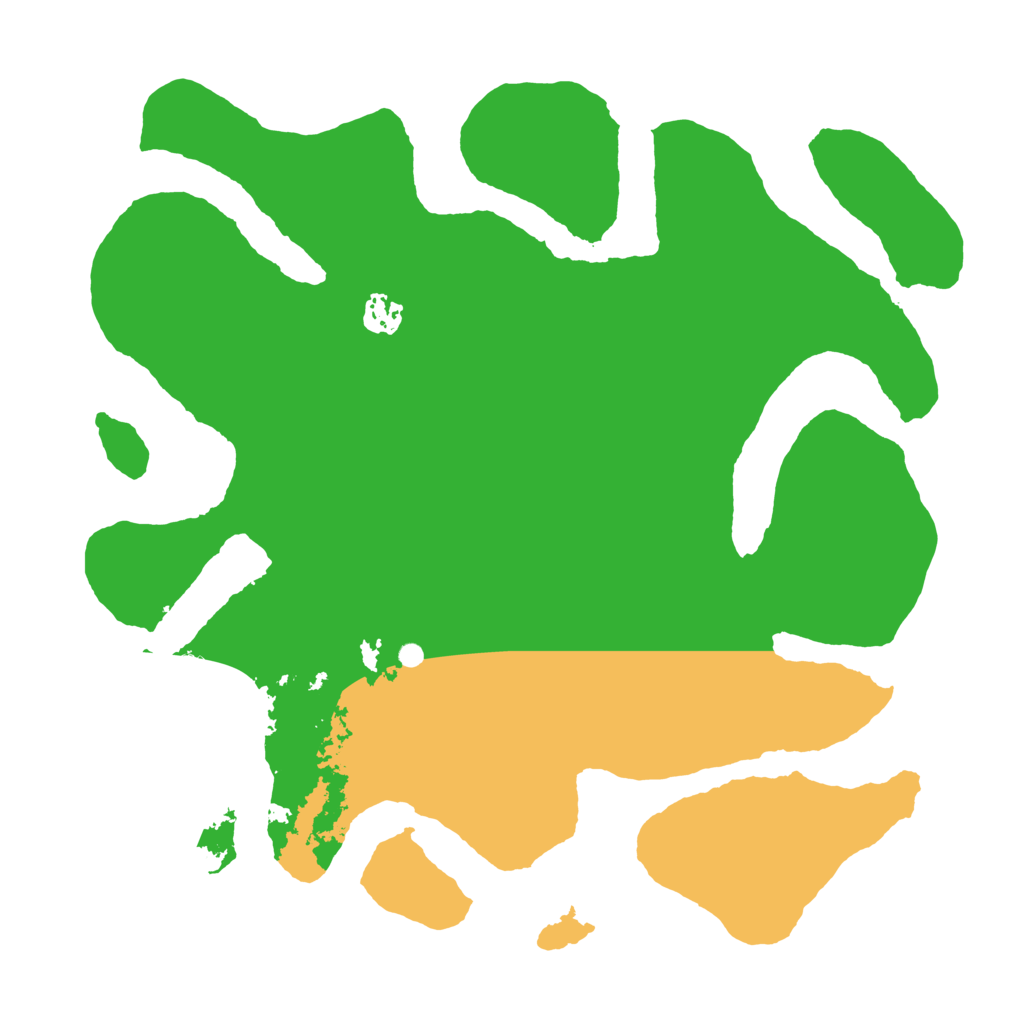 Biome Rust Map: Barren, Size: 3800, Seed: 39426