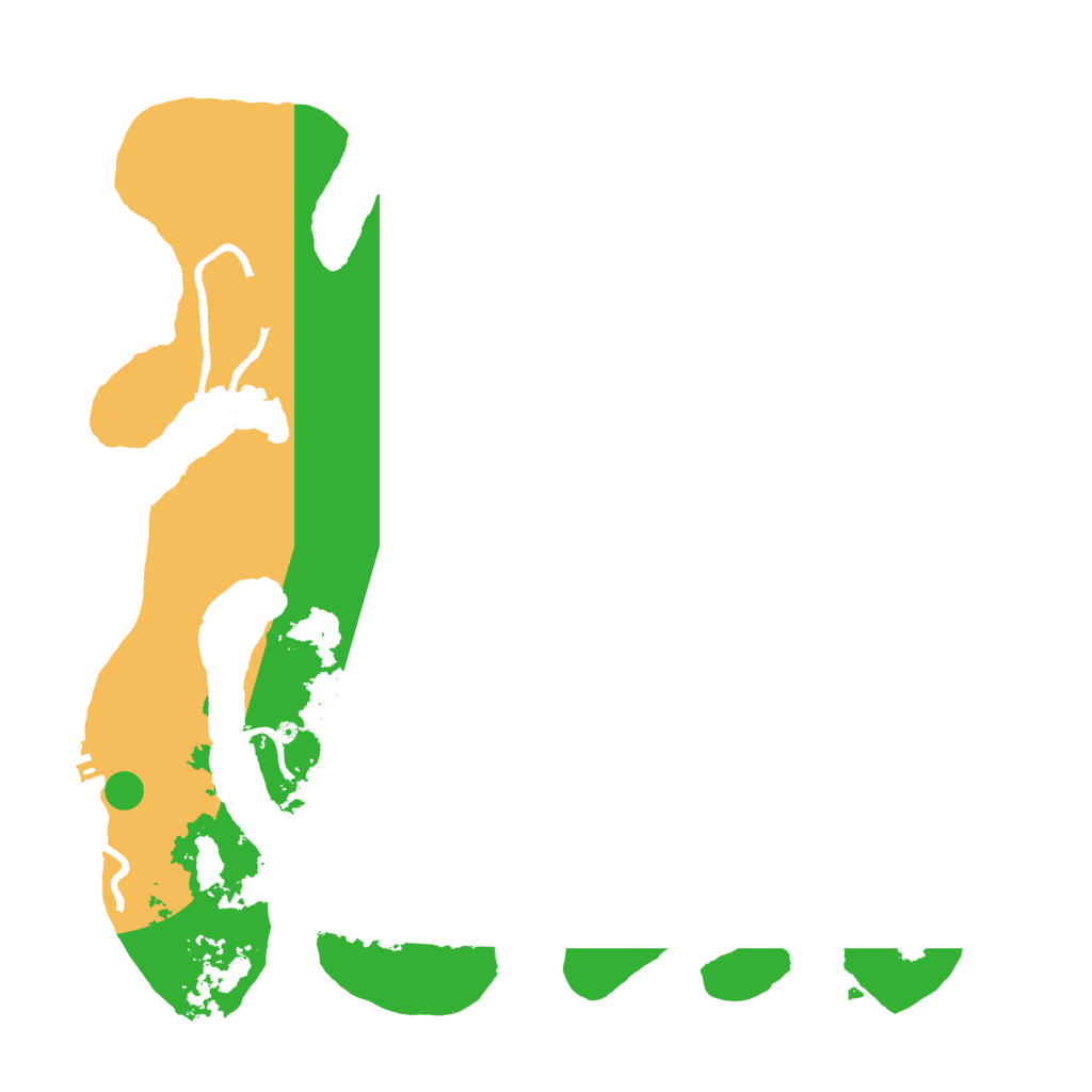 Biome Rust Map: Procedural Map, Size: 3700, Seed: 292946416