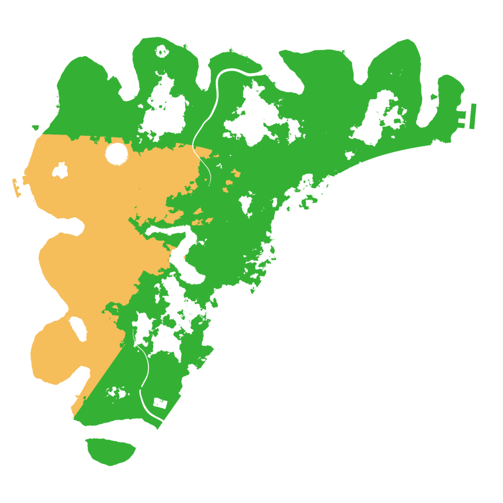 Biome Rust Map: Procedural Map, Size: 4000, Seed: 1239289150