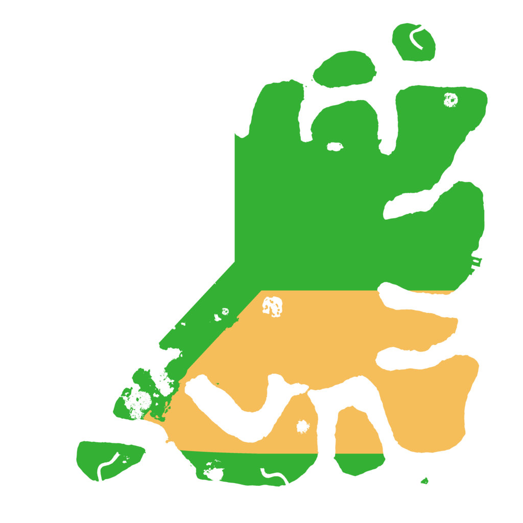 Biome Rust Map: Procedural Map, Size: 3700, Seed: 1023280850