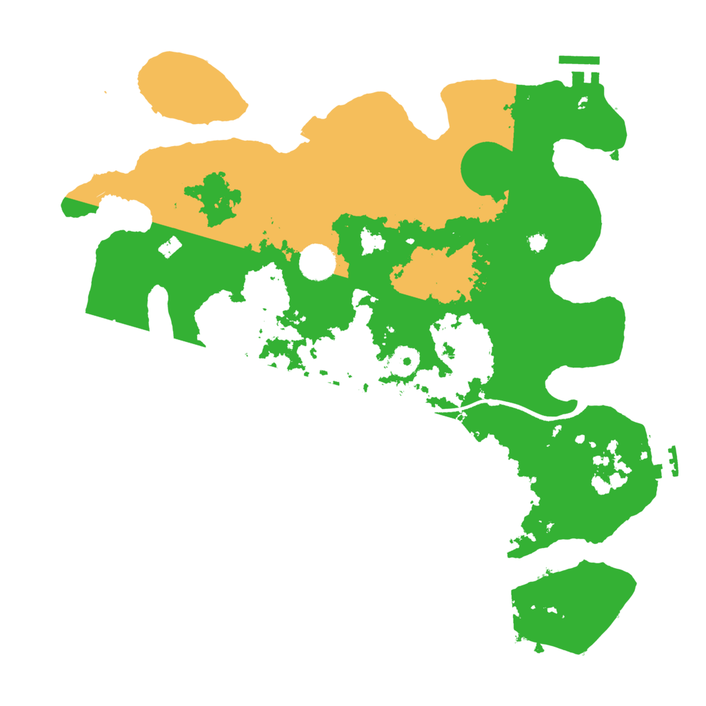 Biome Rust Map: Procedural Map, Size: 3500, Seed: 81315034