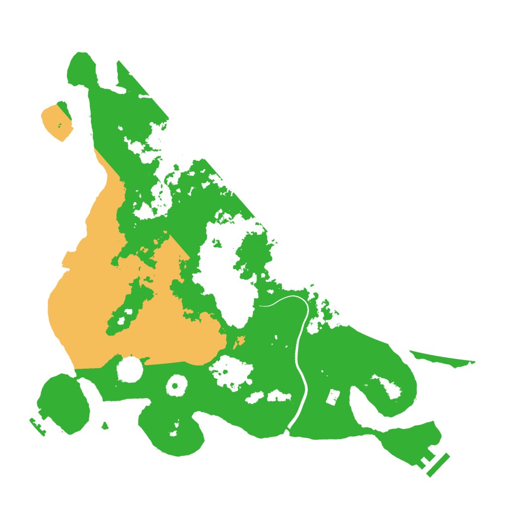Biome Rust Map: Procedural Map, Size: 3500, Seed: 30762