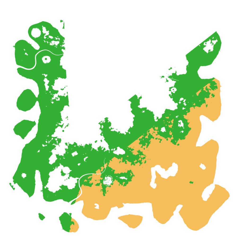 Biome Rust Map: Procedural Map, Size: 4500, Seed: 324236462