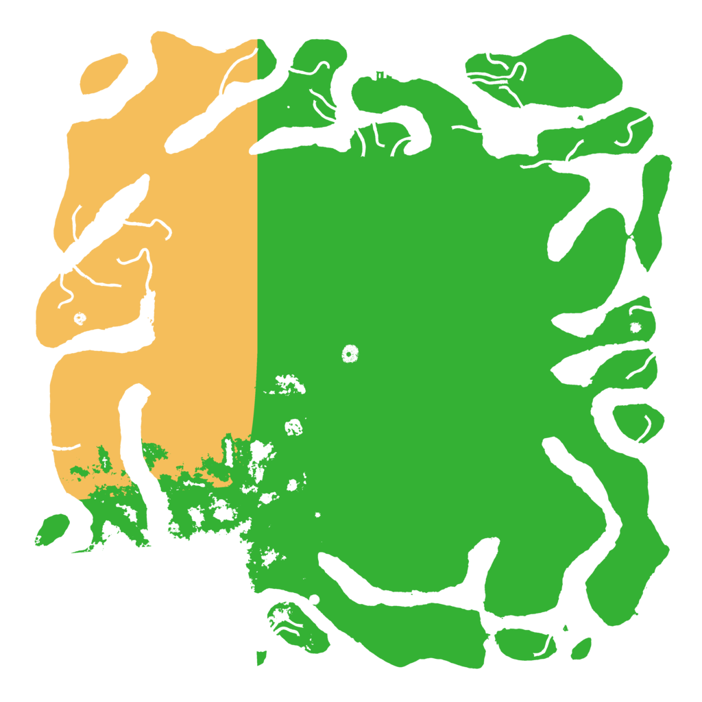 Biome Rust Map: Procedural Map, Size: 6000, Seed: 50840017