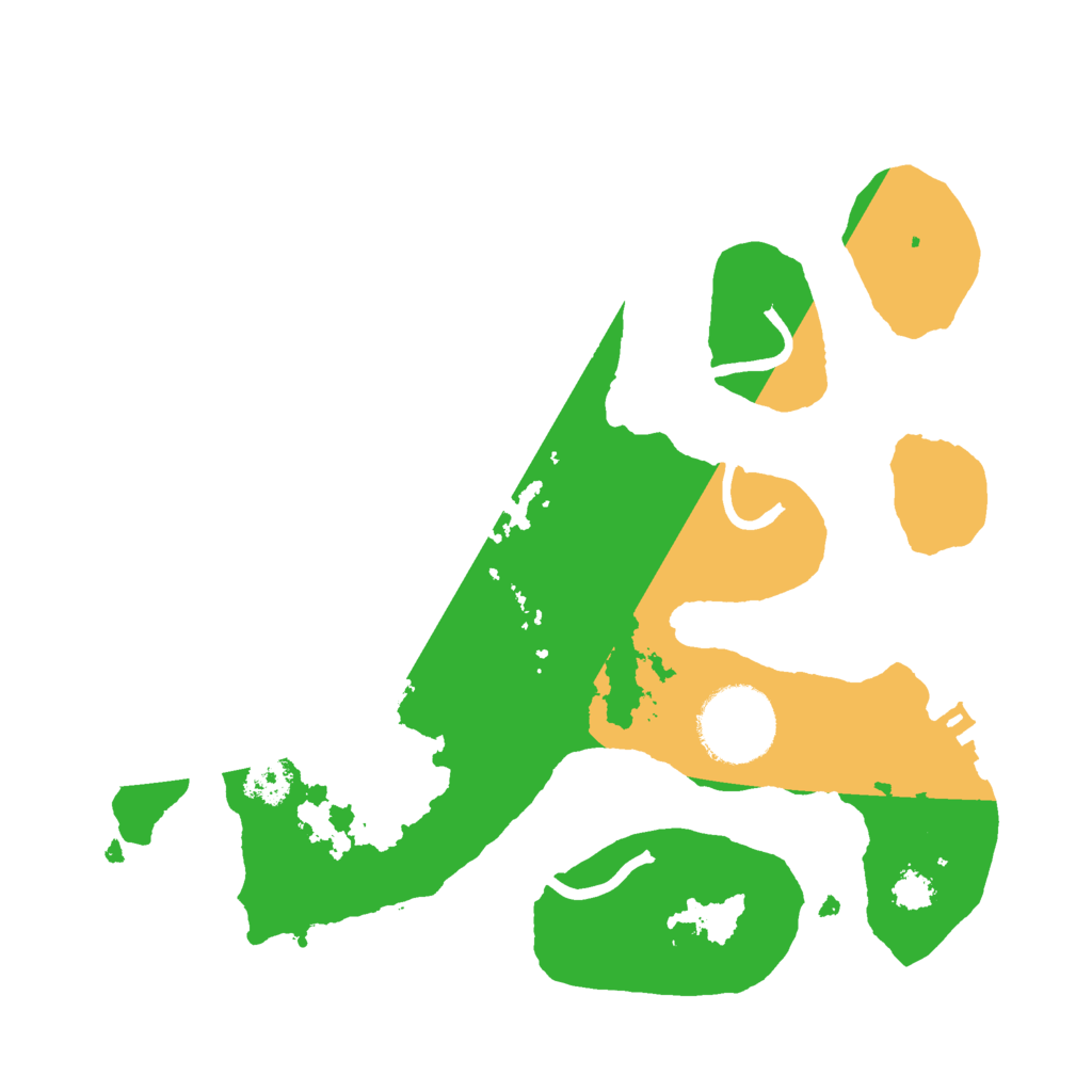 Biome Rust Map: Procedural Map, Size: 2500, Seed: 1002921