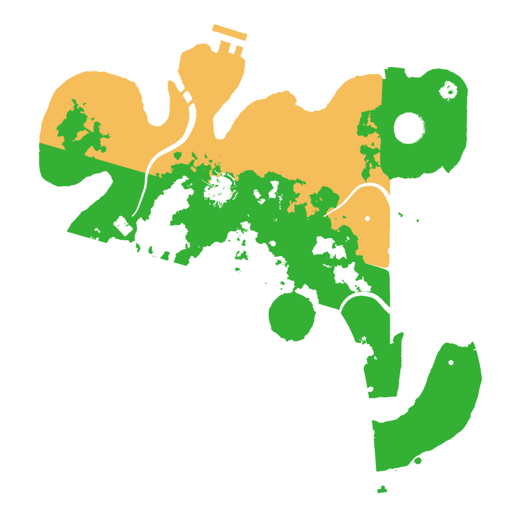 Biome Rust Map: Procedural Map, Size: 3000, Seed: 1238385445