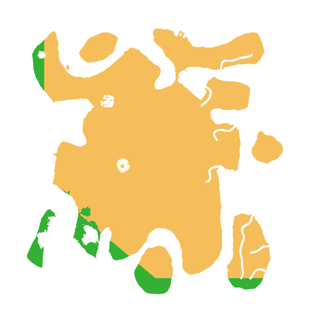 Biome Rust Map: Procedural Map, Size: 3500, Seed: 1590