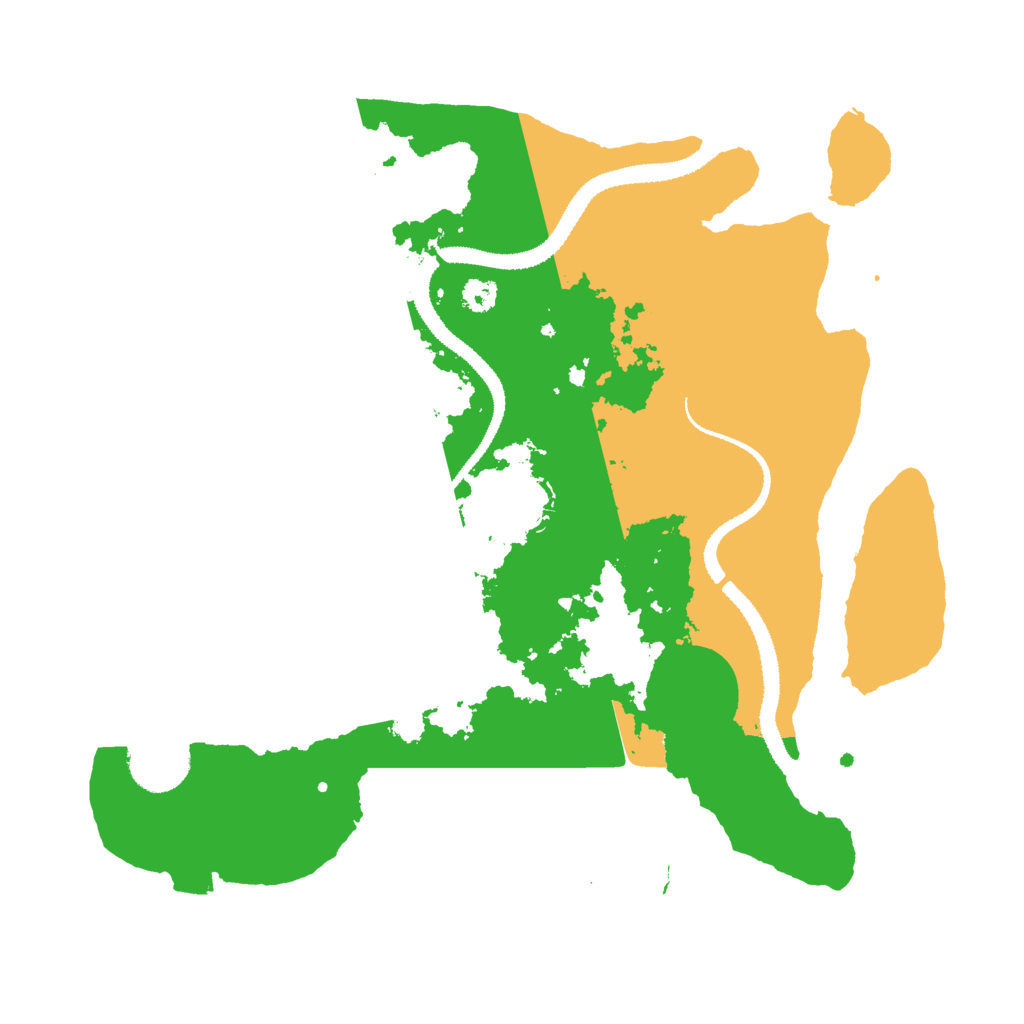 Biome Rust Map: Procedural Map, Size: 3000, Seed: 305981