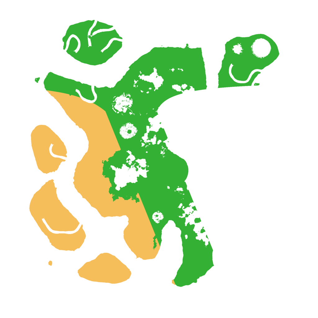 Biome Rust Map: Procedural Map, Size: 3000, Seed: 279935