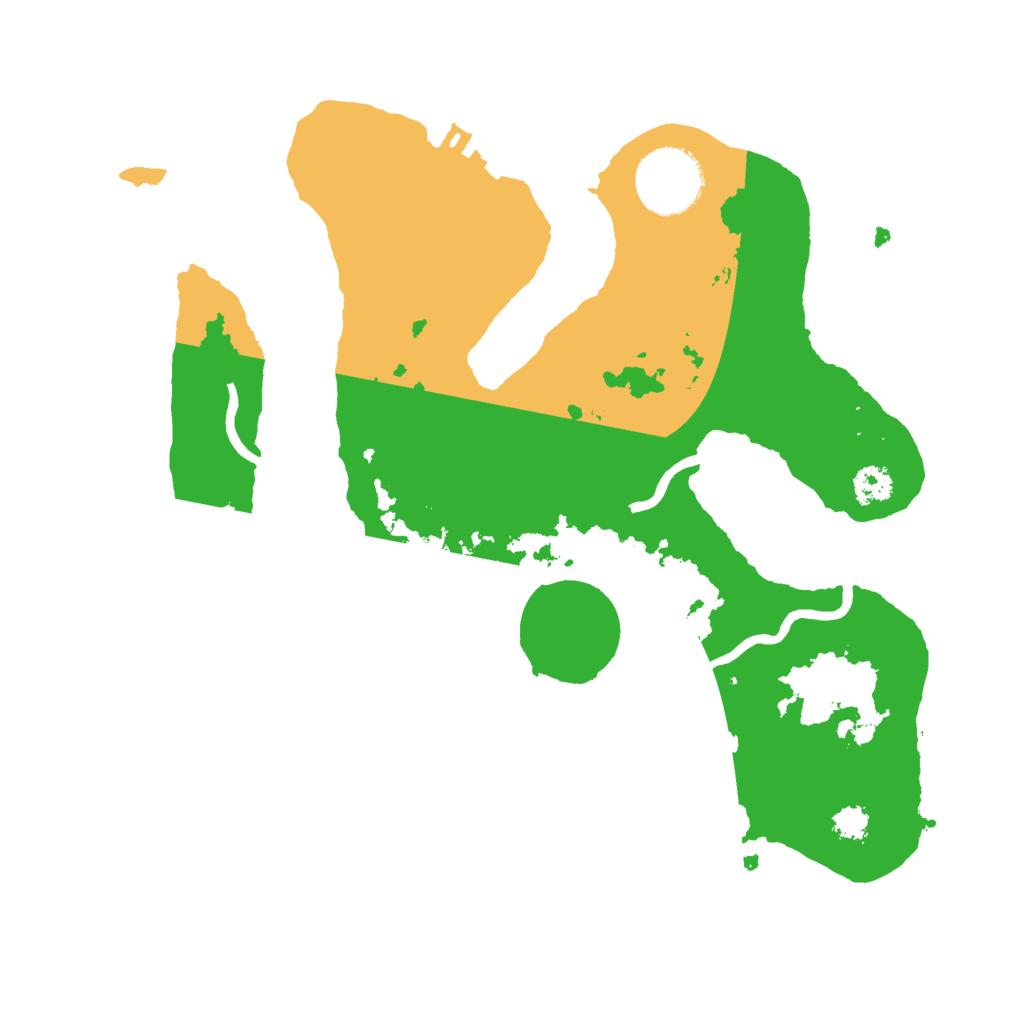 Biome Rust Map: Procedural Map, Size: 2700, Seed: 5005001