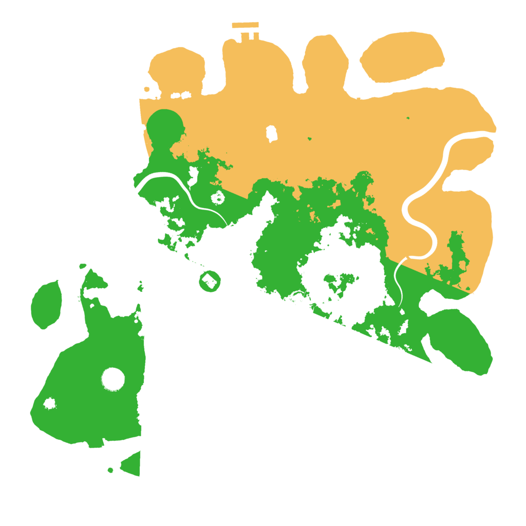 Biome Rust Map: Procedural Map, Size: 4000, Seed: 118913