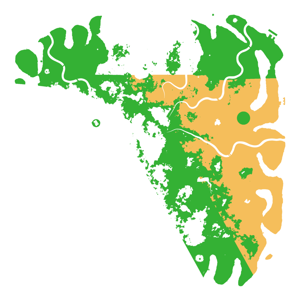 Biome Rust Map: Procedural Map, Size: 6000, Seed: 61974496