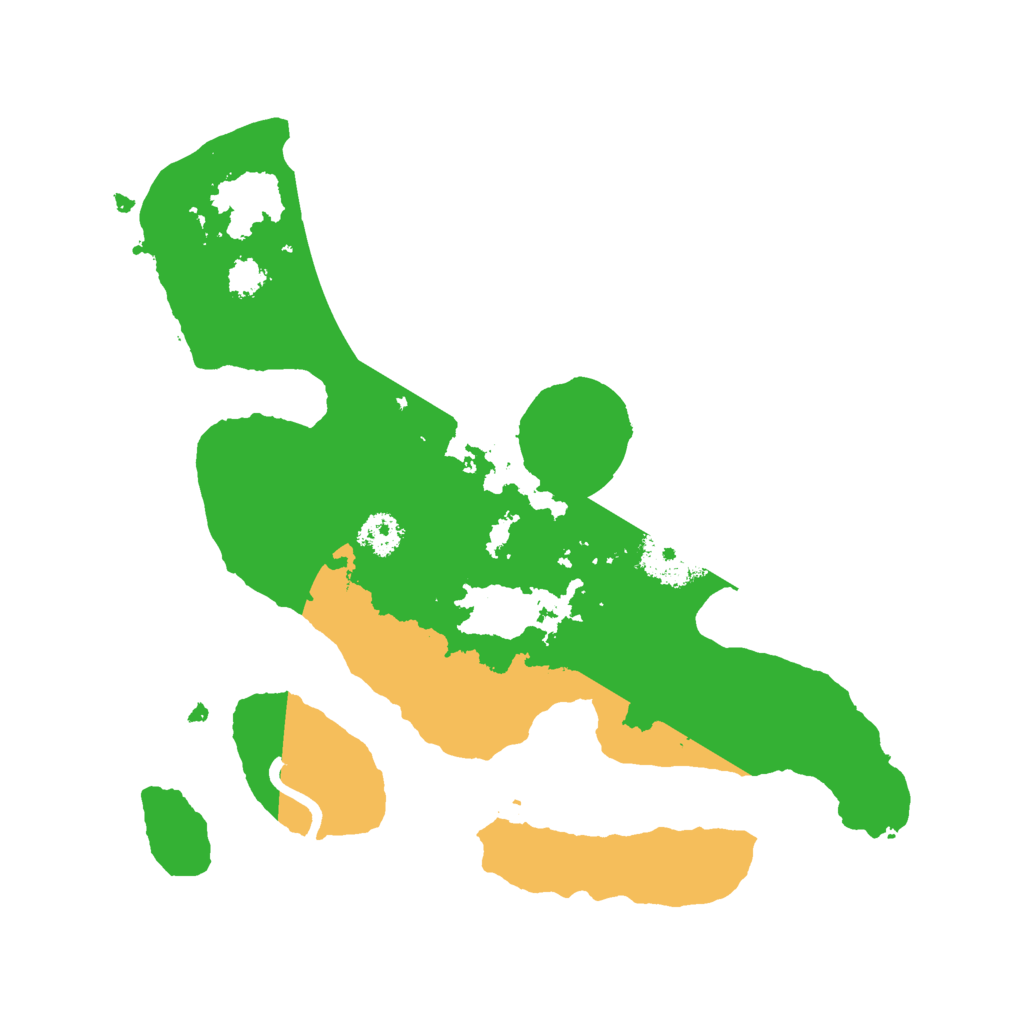 Biome Rust Map: Procedural Map, Size: 2500, Seed: 28