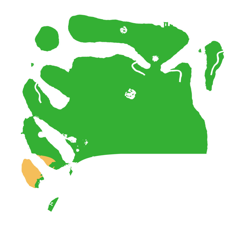 Biome Rust Map: Procedural Map, Size: 3500, Seed: 976574907