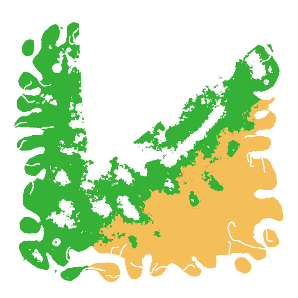 Biome Rust Map: Procedural Map, Size: 5500, Seed: 1327844623