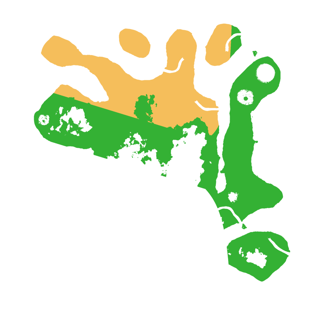 Biome Rust Map: Procedural Map, Size: 3000, Seed: 5151325