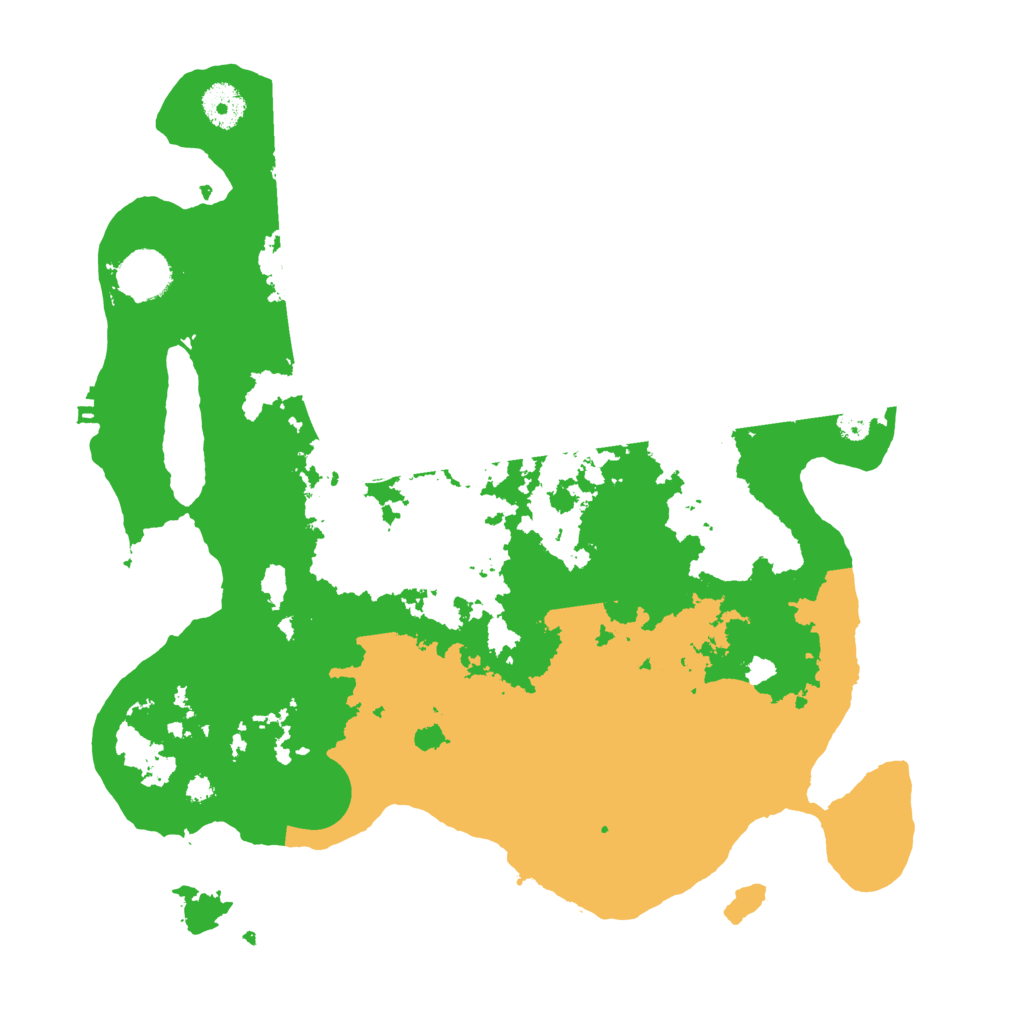 Biome Rust Map: Procedural Map, Size: 3600, Seed: 768704668