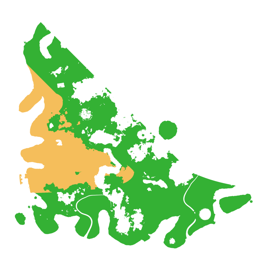 Biome Rust Map: Procedural Map, Size: 4000, Seed: 15458057