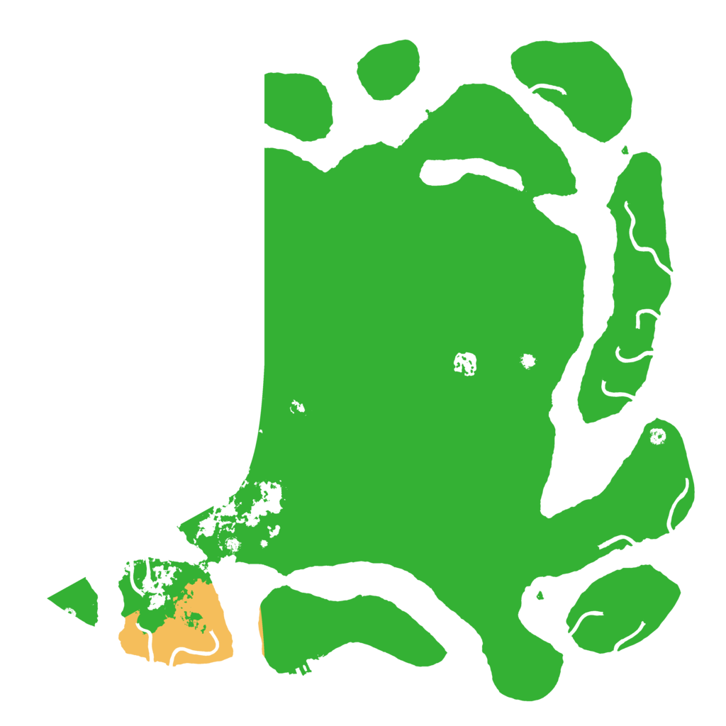 Biome Rust Map: Procedural Map, Size: 4500, Seed: 1823695733