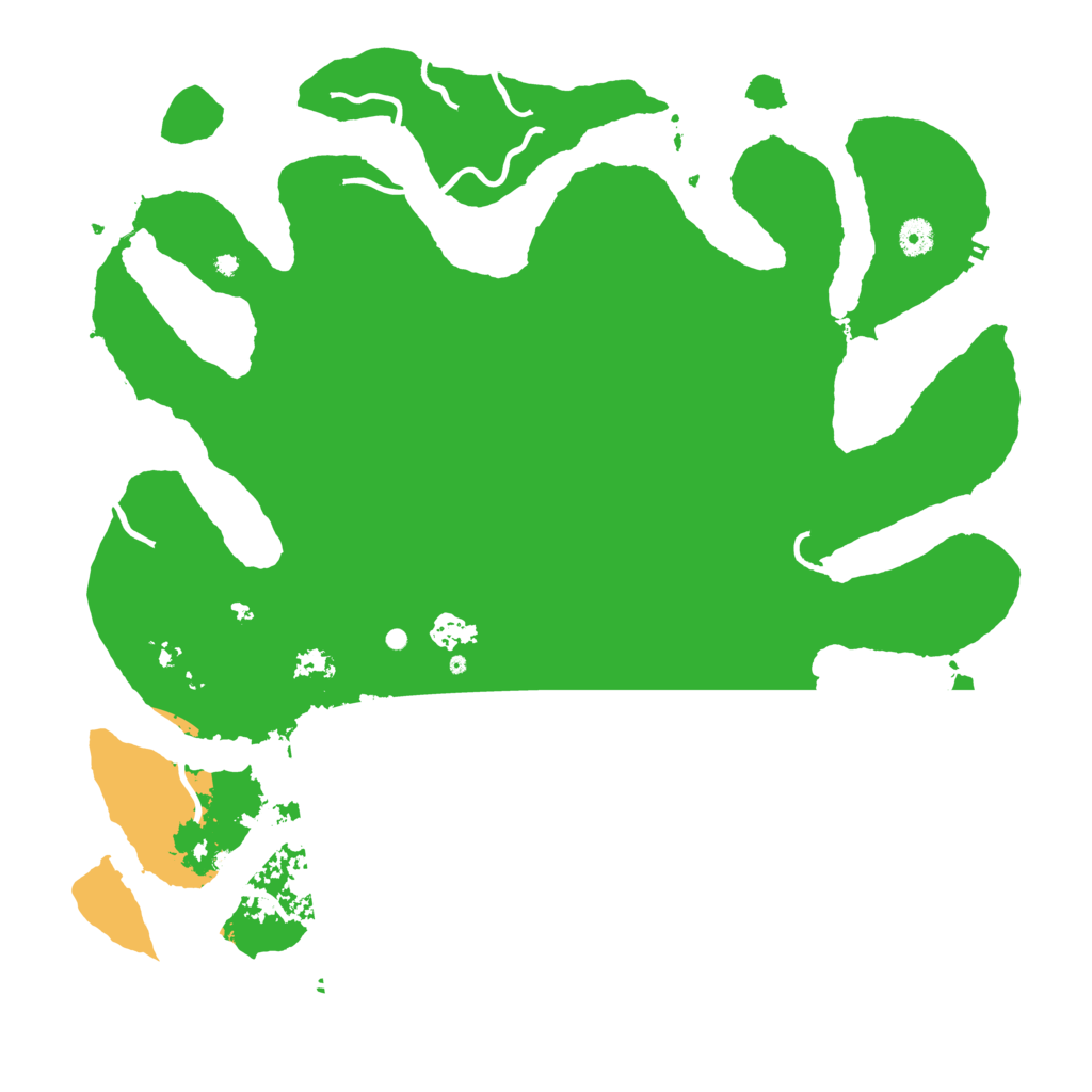 Biome Rust Map: Procedural Map, Size: 4500, Seed: 2091609502