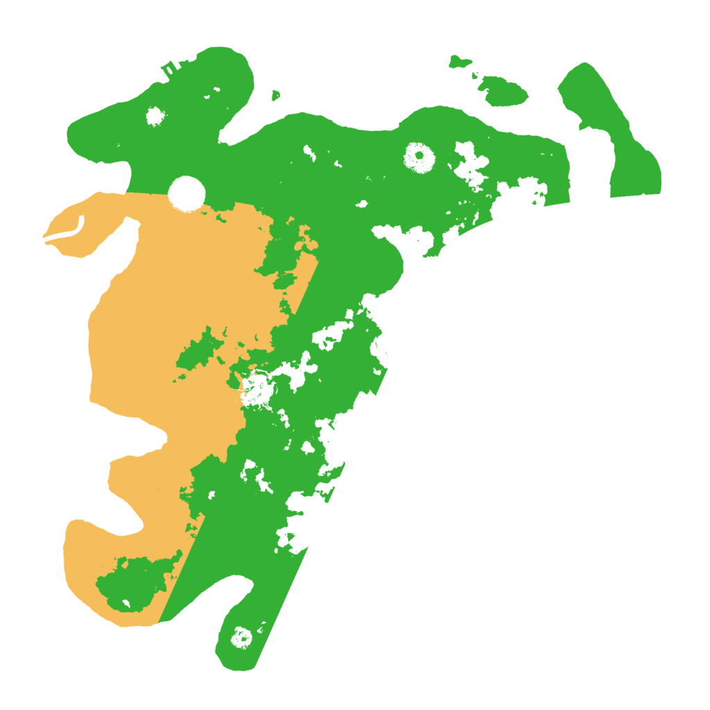 Biome Rust Map: Procedural Map, Size: 3500, Seed: 10002020