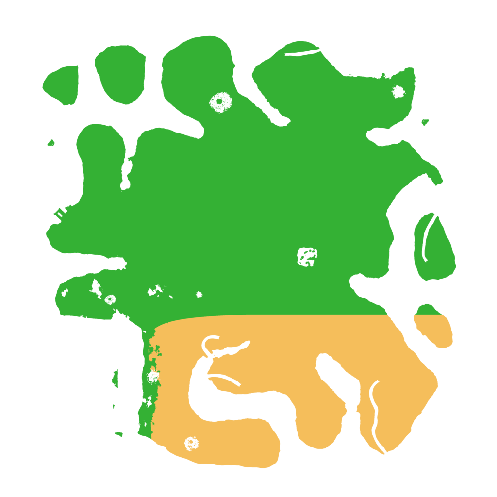 Biome Rust Map: Procedural Map, Size: 3600, Seed: 18450263