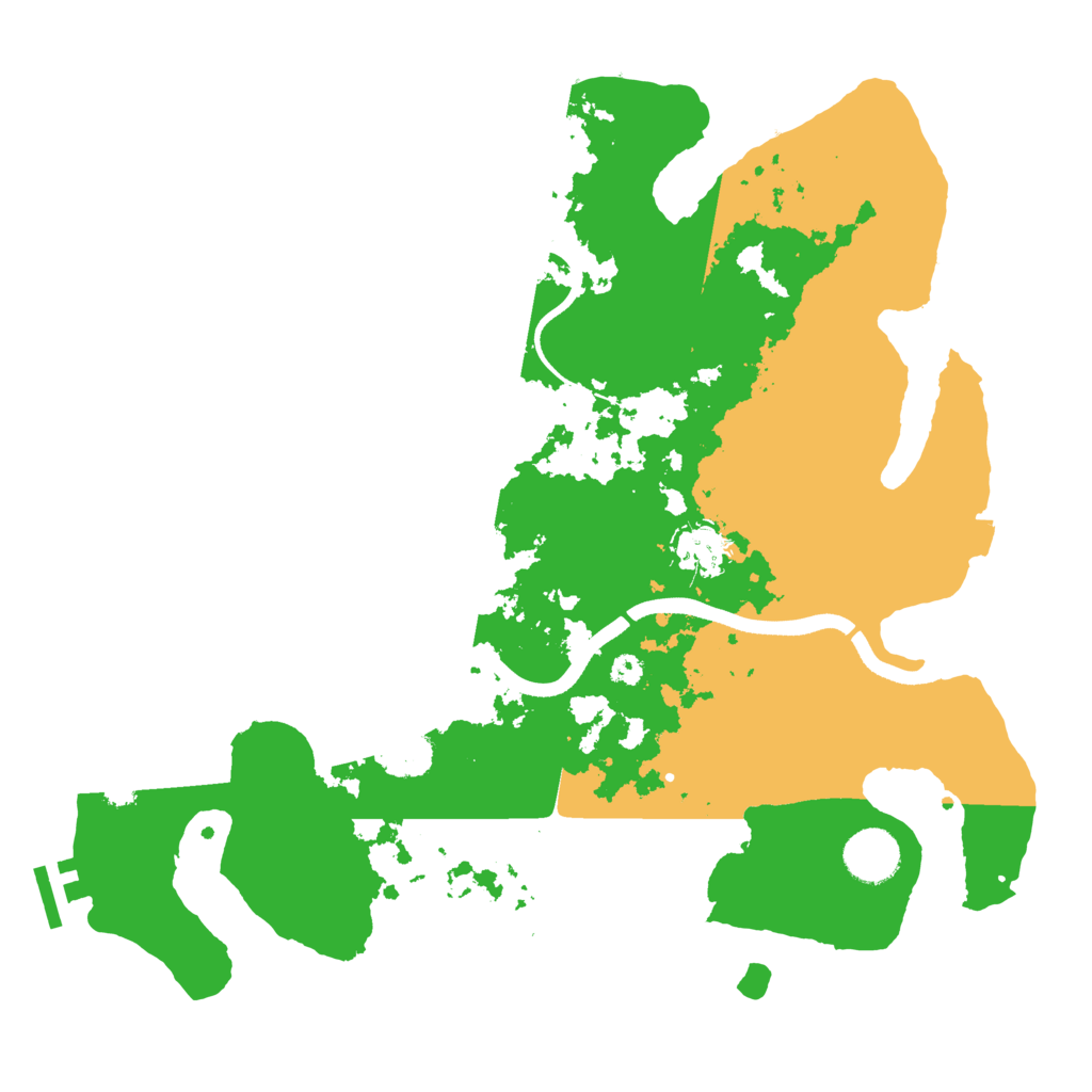 Biome Rust Map: Procedural Map, Size: 3500, Seed: 147798147