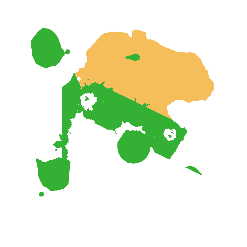 Biome Rust Map: Procedural Map, Size: 2000, Seed: 4657687