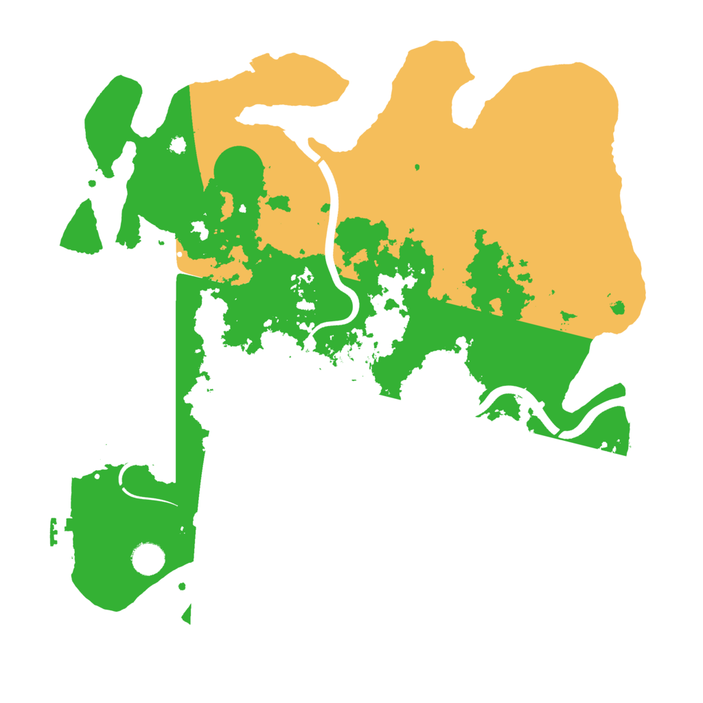 Biome Rust Map: Procedural Map, Size: 3800, Seed: 32314